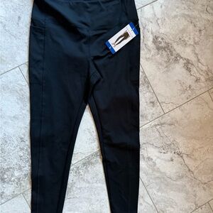 Womens Black Leggings dangling size large